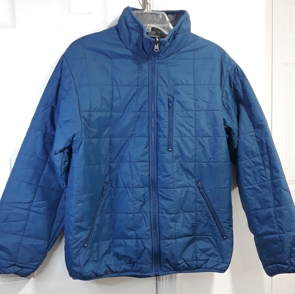 L.L.Bean Thinsulate Jacket Zipper Up Lightweight Blue Size Medium